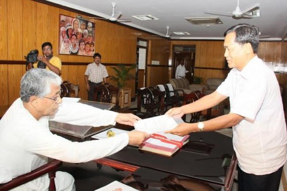Jiten Chaudhury resigns, Naresh Jamatia new Minister Jiten Chaudhury resigns, Naresh Jamatia new Minister